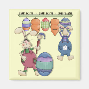 Easter Bunny Workshop Magnet