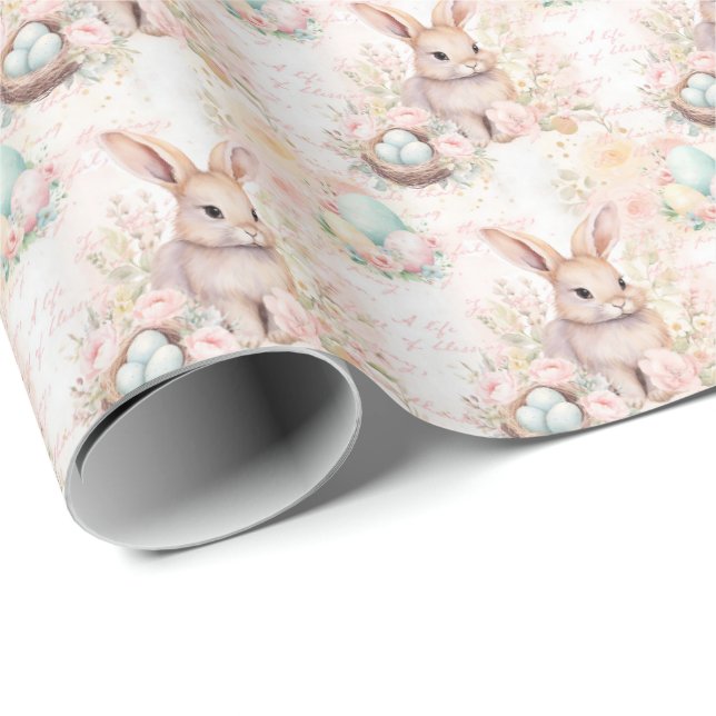Easter Bunny Wrapping Paper Collection (Roll Corner)