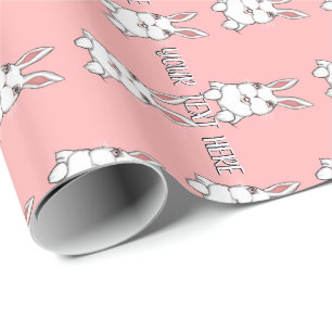 Easter Bunny Wrapping Paper Personalised Paper