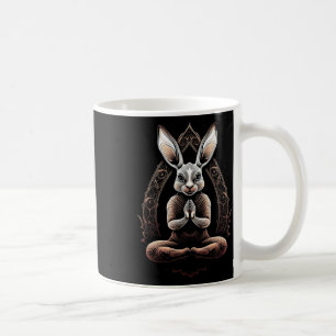 Easter Bunny Yoga Pose Easter Coffee Mug