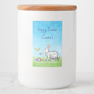 Easter Bunny's Egg Hunt Food Label