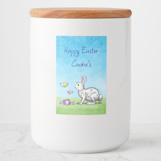 Easter Bunny's Egg Hunt Food Label (Front)