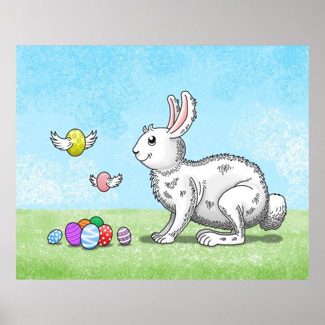Easter Bunny's Egg Hunt Poster (Front)