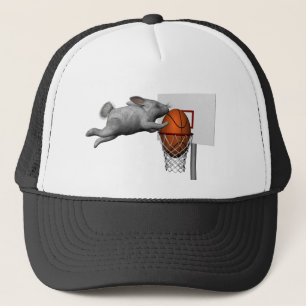 Easter Bunny's Perfect Slam Dunk Trucker Hat