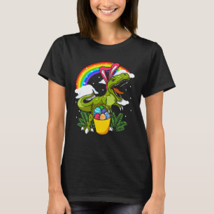 Easter Bunnysaurus Rex Dinosaur Egg Hunt Bunny T-Shirt