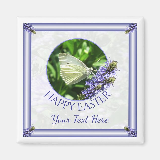 Easter Butterfly Custom Magnet (Front)