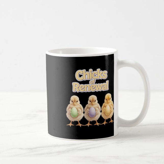 Easter By Cute Chicks Of Renewal 1  Coffee Mug (Right)