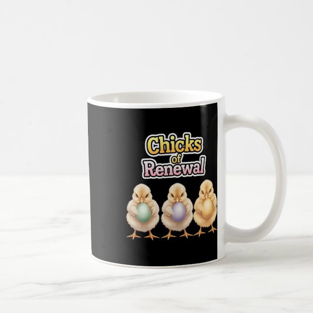 Easter By Cute Chicks Of Renewal  Coffee Mug (Right)
