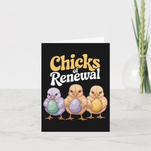 Easter Byby Chicks Chicken Card