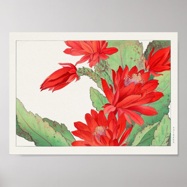 Easter cactus by Tanigami Konan Poster (Front)