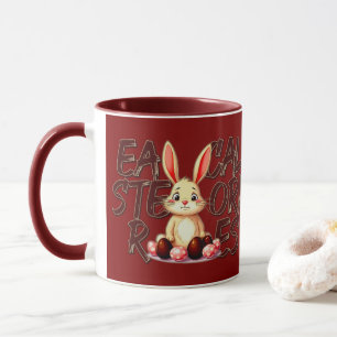Easter Calories Stories – Funny Bunny - caneca Mug