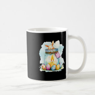 Easter Candles In Decorative Jars Surrounded By Ea Coffee Mug