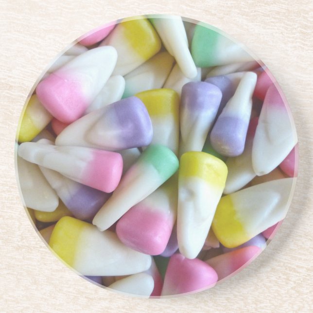 Easter Candy Corn Coaster (Front)