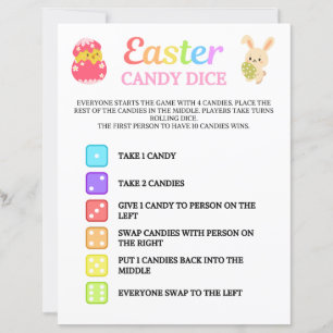 Easter Candy Dice Game