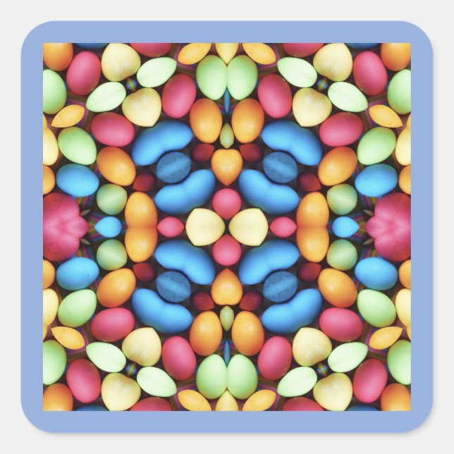 EASTER Candy ~   Square Sticker (Front)