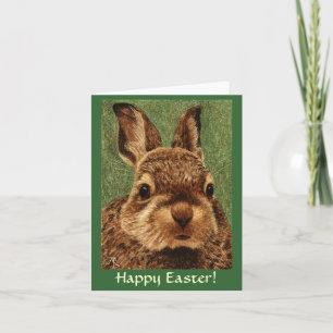 Easter Card - Baby Cottontail Rabbit