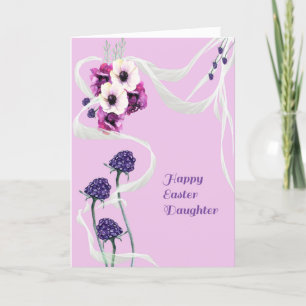 Easter Card for Adult Daughter with Flowers