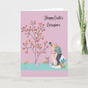 Easter Card for Black Male Caregiver