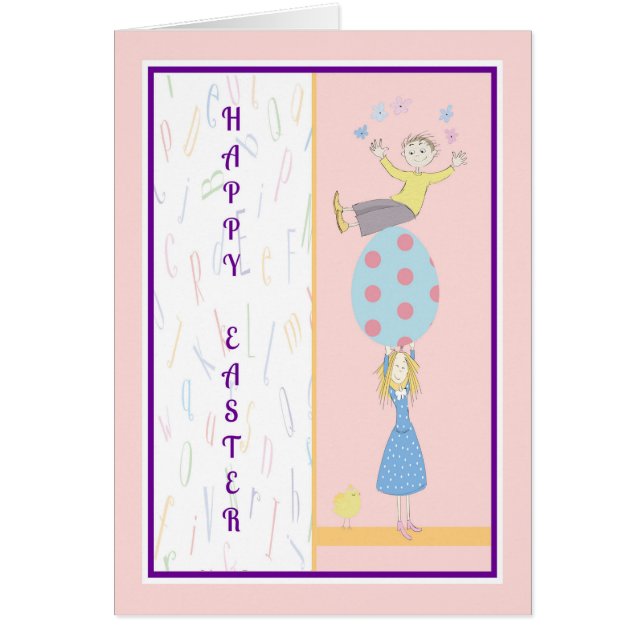 Easter Card from Parents to Their Children (Front)