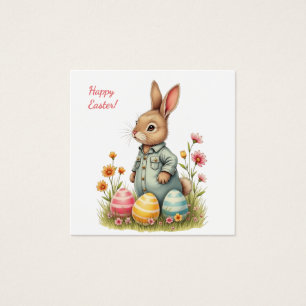 Easter card in soft pastel colours