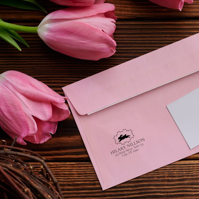 Easter card stap | Address bunny ink stamp  (Creator Uploaded)