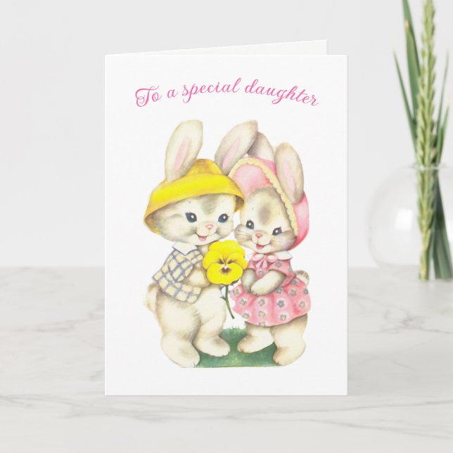Easter Card-To A Special Daughter Holiday Card (Front)