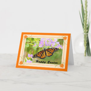 Easter Card with Monarch Butterfly