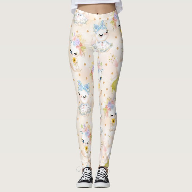 Easter Cards Leggings (Front)