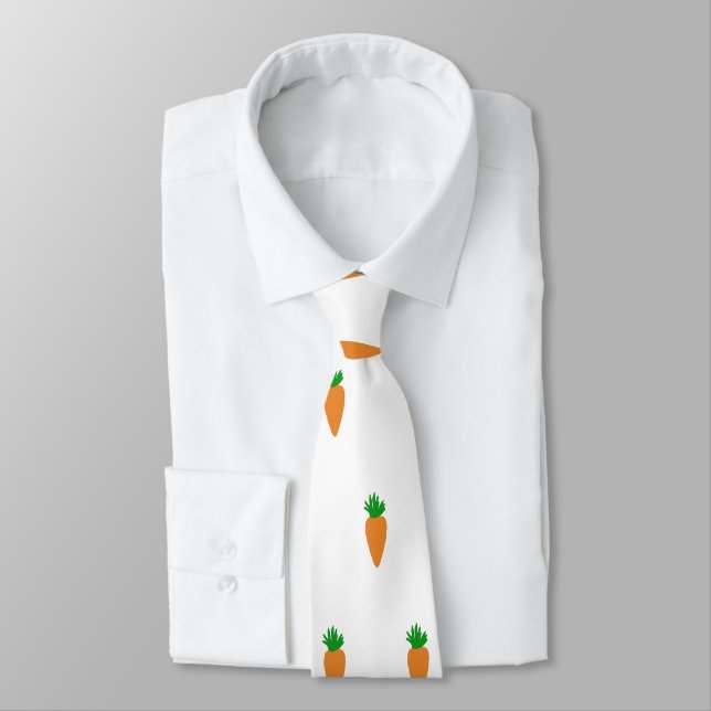 Easter Carrot Neck Tie (Tied)