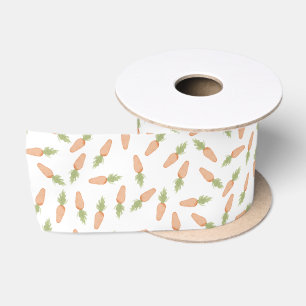 Easter Carrots Ribbon Satin Ribbon