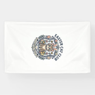 Easter Cat Cat Graphic Tee Art - Easter Cat Club_1 Banner