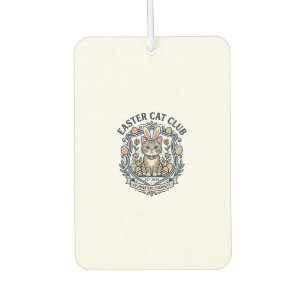 Easter Cat Cat Graphic Tee Art - Easter Cat Club_1 Car Air Freshener