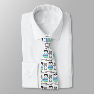 Easter Cat Kitty Meow Funny Cute Tie
