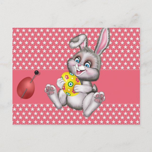 Easter Celebration Holiday Postcard (Front)