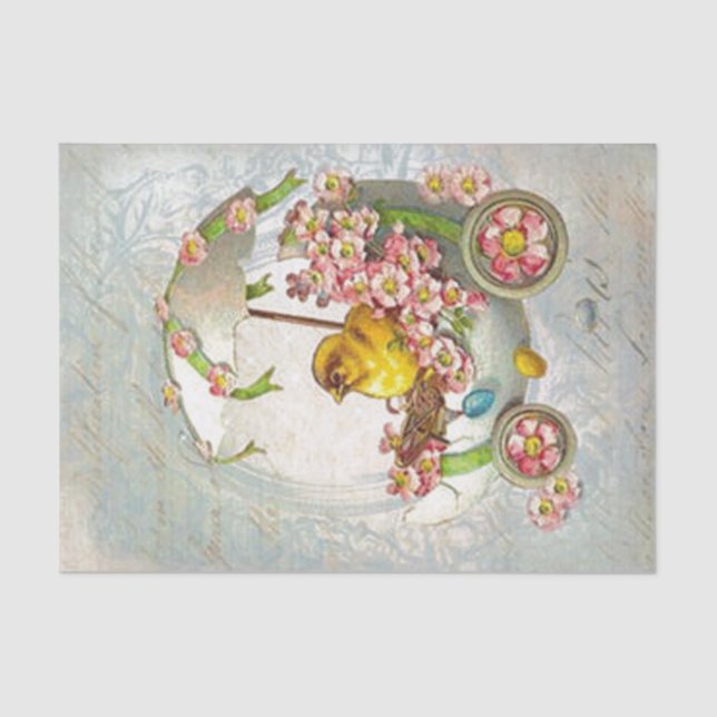 Easter Chariot Tissue Paper (Front)