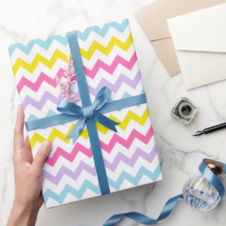Easter Chevron Wrapping Paper
