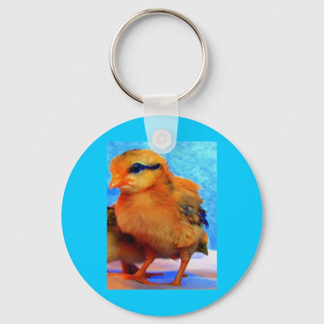 Easter Chick-A-Dee-Light Key Ring (Front)