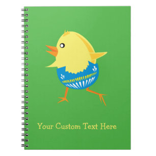 Easter Chick custom notebook