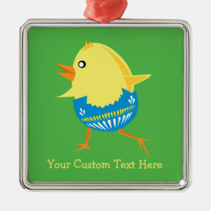 Easter Chick custom ornament