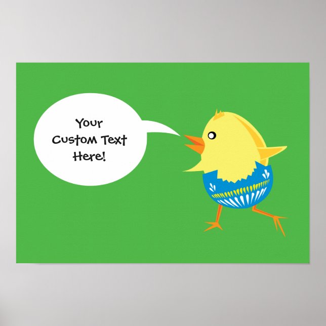 Easter Chick custom poster (Front)
