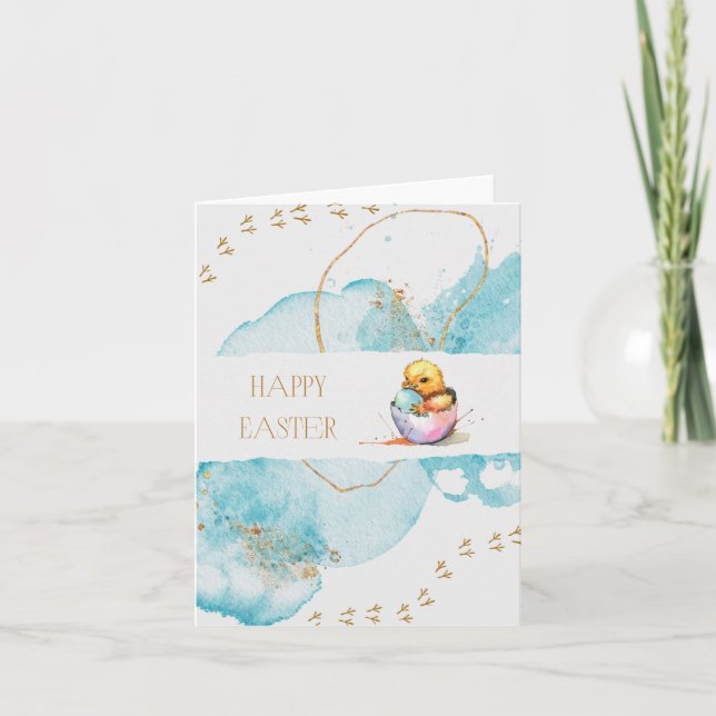 Easter Chick Holiday Card (Front)