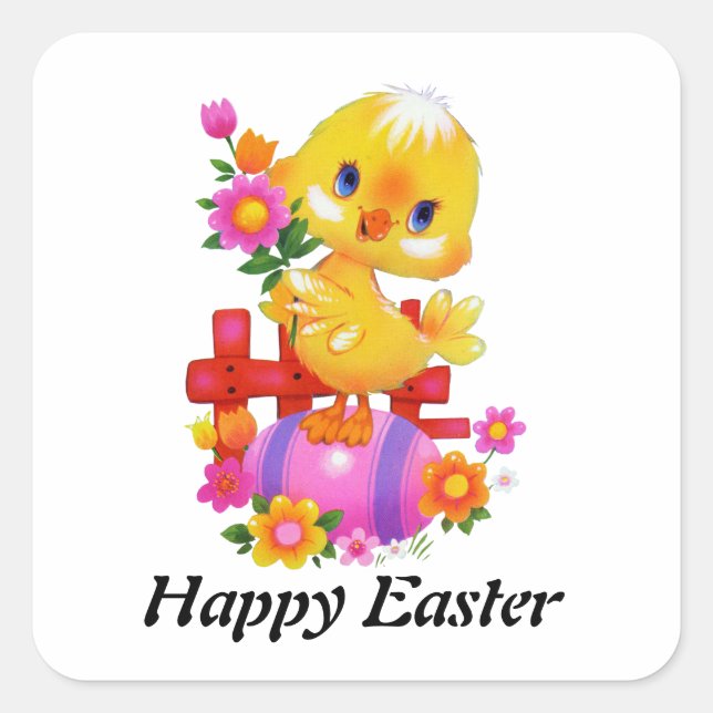 Easter Chick sticker (Front)