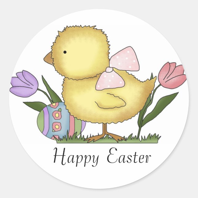 Easter Chick Sticker (Front)