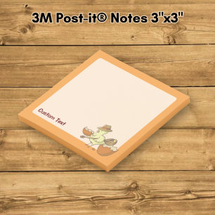 Easter Chick with Bouzouki Post-it Notes