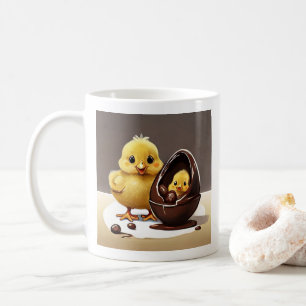 Easter Chicken and Chick Coffee Mug