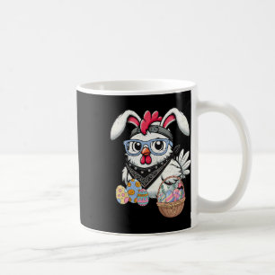 Easter Chicken Egg Hunting Rabbit Ears Farm Boys G Coffee Mug