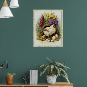 Easter Chicken Poster