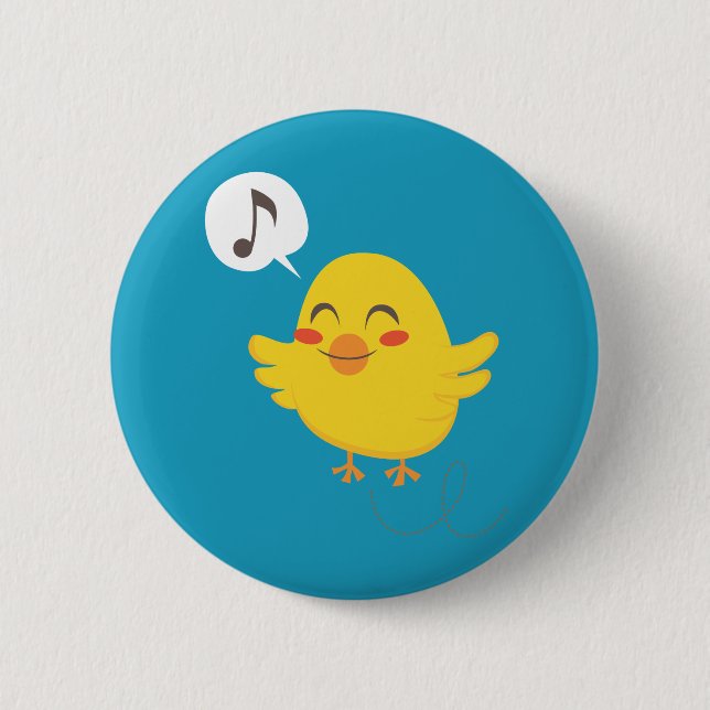 Easter Chicks 6 Cm Round Badge (Front)