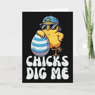 Easter Chicks Dig Me Cute Egg Hunt Toddler Boys Ki Card