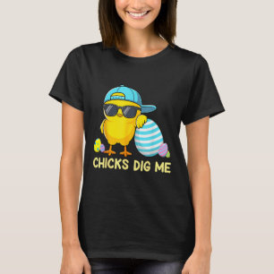 Easter Chicks Dig Me Cute Egg Hunt Toddler Boys Ki T-Shirt